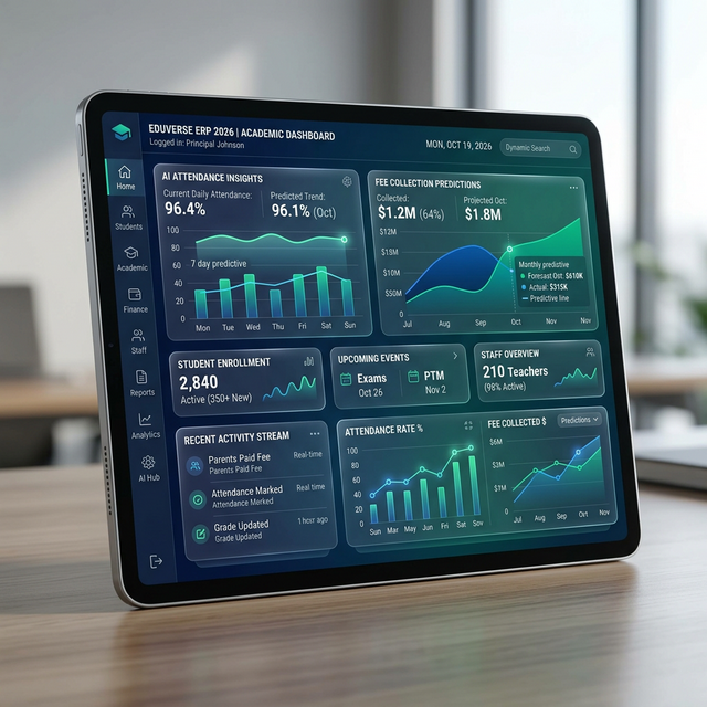 Classegy 2026 AI-Powered School Management Dashboard